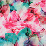 Mousseline Pétales Pois Fuchsia - Ribes y Casals