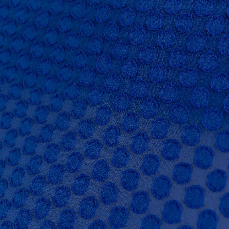 Gase à Pois Plumetis Bleu Électrique - Ribes y Casals