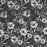 Gase Polyester Botanique Noir - Ribes y Casals