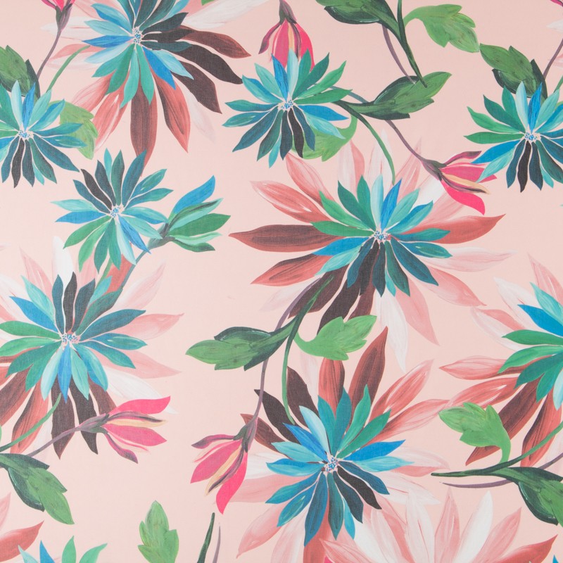 Gase Polyester Exotique Rose - Ribes y Casals
