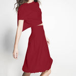 Gaze Polyester Grenat - Ribes y Casals