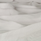 Chute Gaze polyester gris perle 180x150 cm - Ribes y Casals