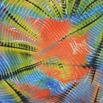 Gaze Polyester Palme Orange - Ribes y Casals