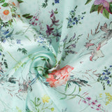 Gaze Polyester Vert Deau - Ribes y Casals