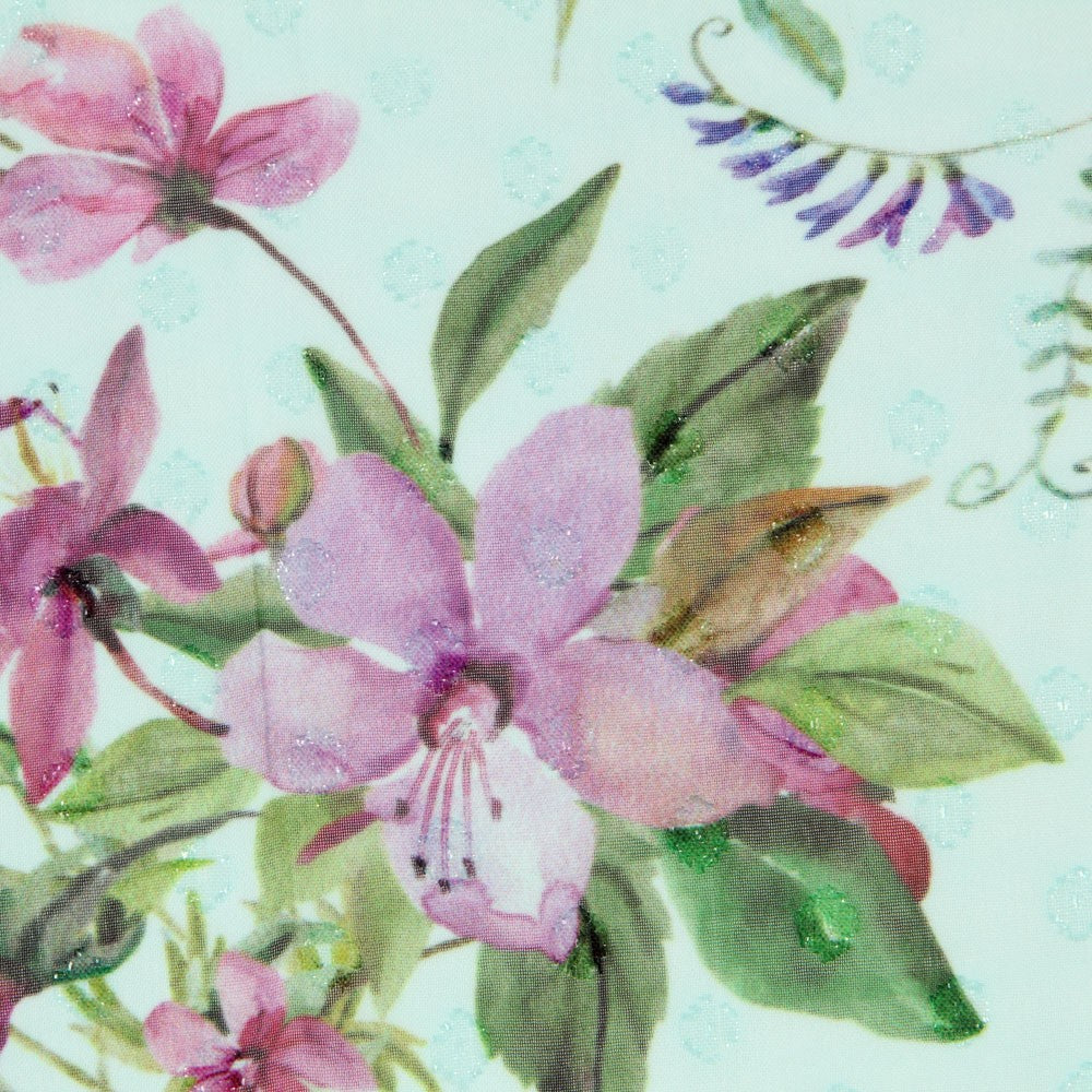 Gaze Polyester Vert Deau - Ribes y Casals