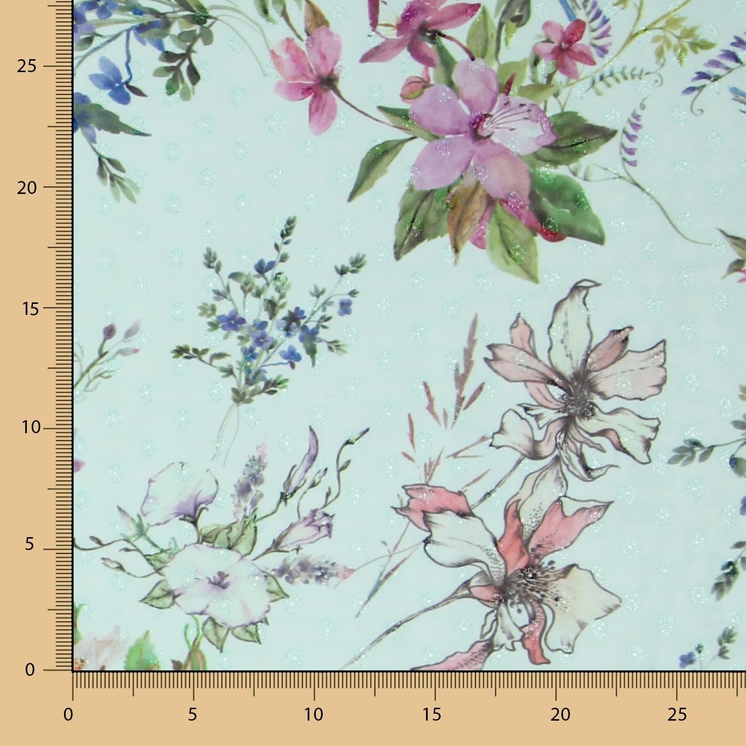 Gaze Polyester Vert Deau - Ribes y Casals