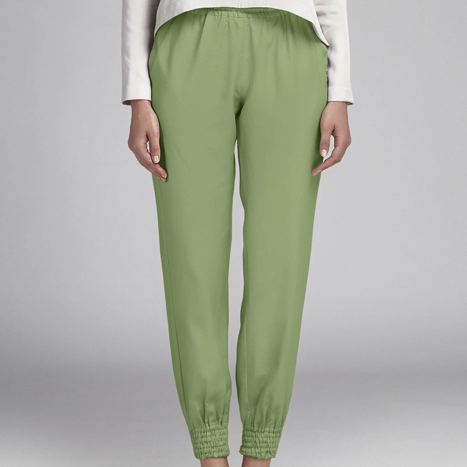 Mousseline Polyester Vert Clair - Ribes y Casals