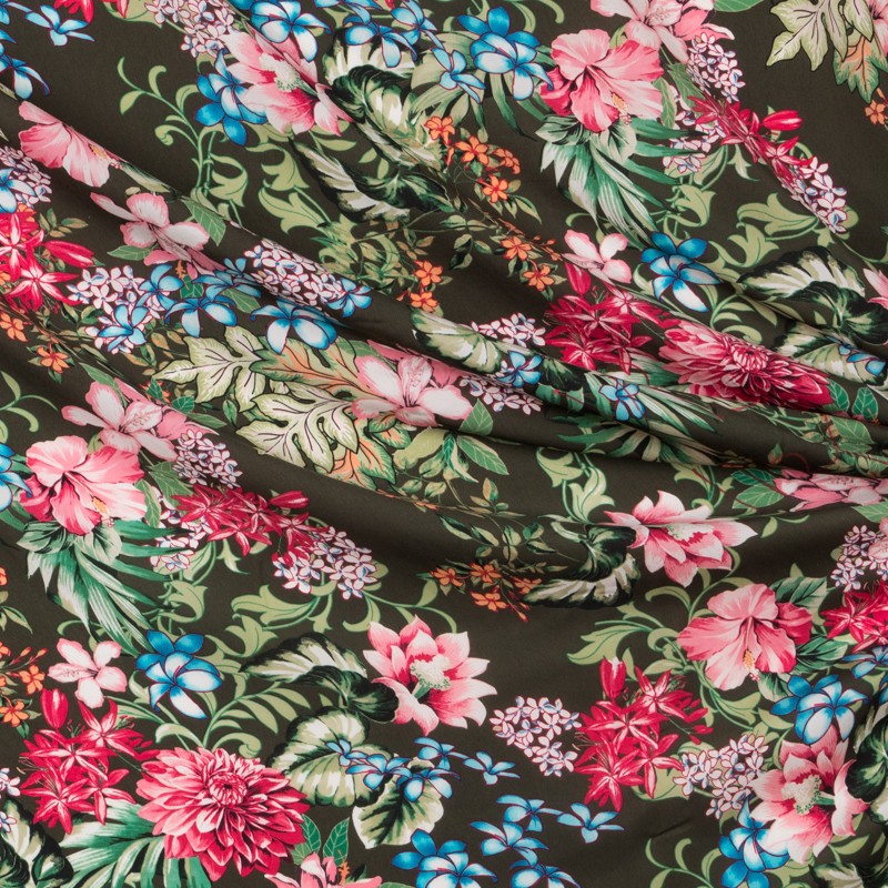 Gase Satin Exotique Vert - Ribes y Casals