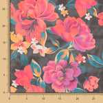 Mousseline Polyester Coquelicots - Ribes y Casals