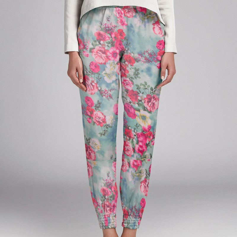 Gaze de Soie Tropical Vert Clair - Ribes y Casals