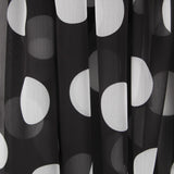Mousseline Noir Pois Blancs - Ribes y Casals