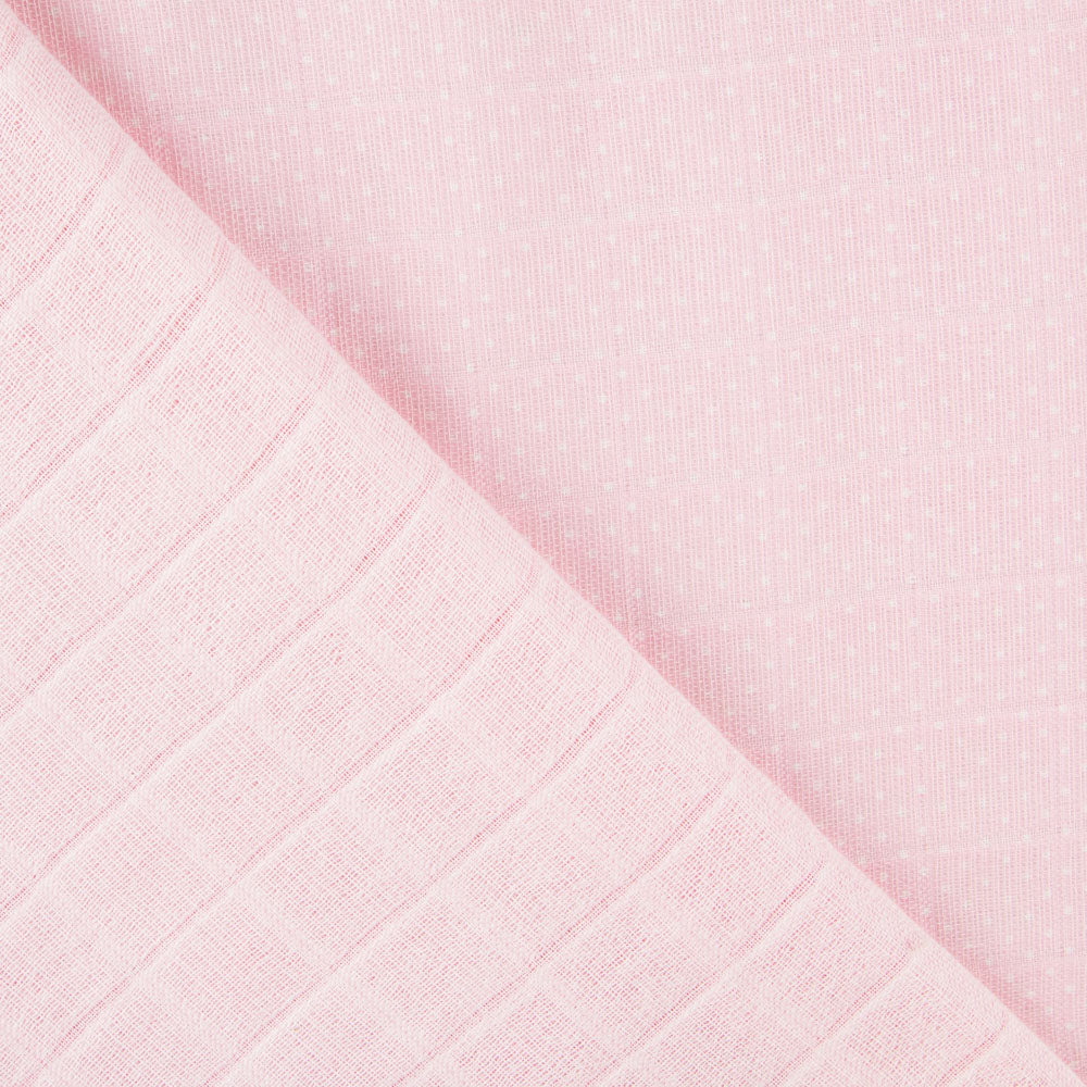 Gasa Algodón Estampada Rosa - Ribes y Casals