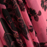 Gaze Bambula Lúrex Coquelicots Noir - Ribes y Casals