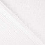 Gaze Bambula de coton blanc Largeur 280 cm. - Ribes y Casals