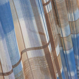 Retal Gasa Bambula Caudros Azules 140x150 cms - Ribes y Casals