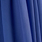 Gaze froissée en viscose bleue - Ribes y Casals