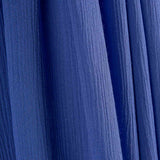 Gaze froissée en viscose bleue - Ribes y Casals