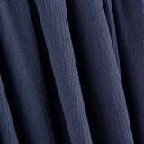 Mousseline froissée en viscose bleu marine - Ribes y Casals
