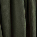 Mousseline froissée en viscose vert foncé - Ribes y Casals