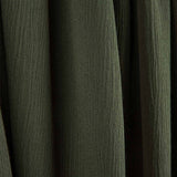 Mousseline froissée en viscose vert foncé - Ribes y Casals