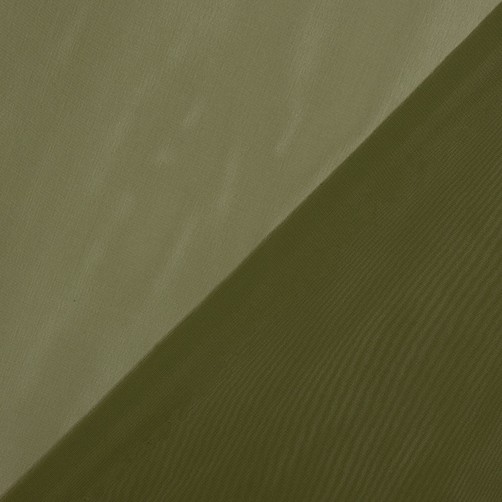 Gaze Mousseline Vert Kaki - Ribes y Casals