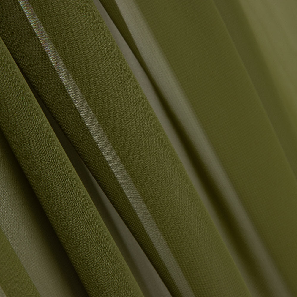 Gaze Mousseline Vert Kaki - Ribes y Casals