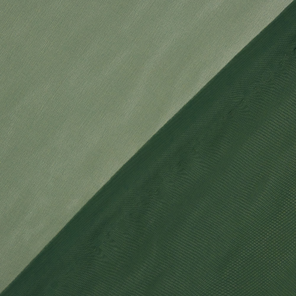 Gaze Mousseline Vert Bouteille - Ribes y Casals