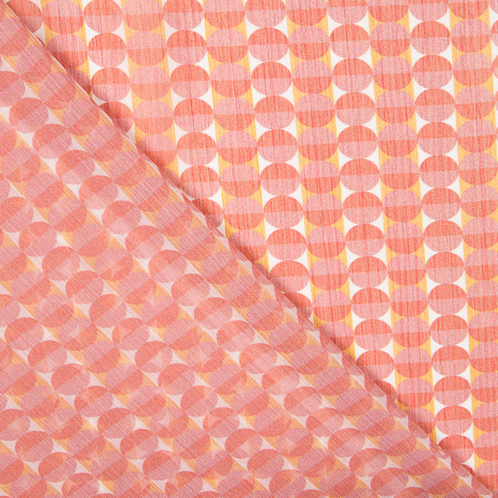 Double Gaze Polyester Géo Rond - Ribes y Casals