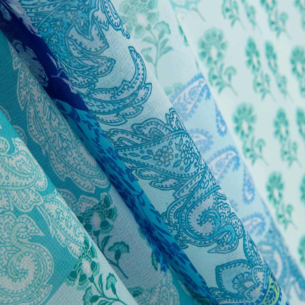 Gaze verte Delhi Bambula - Ribes y Casals