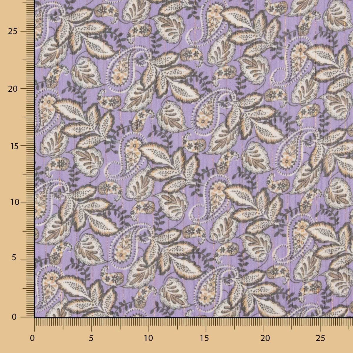 Gaze Lurex Cachemire Mauve - Ribes y Casals