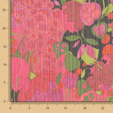 Mousseline Fleur Lurex Maxi Fuchsia - Ribes y Casals