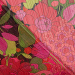 Mousseline Fleur Lurex Maxi Fuchsia - Ribes y Casals