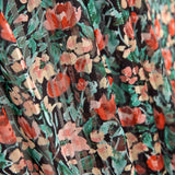 Chiffon floral rayé avec Lurex - Ribes y Casals