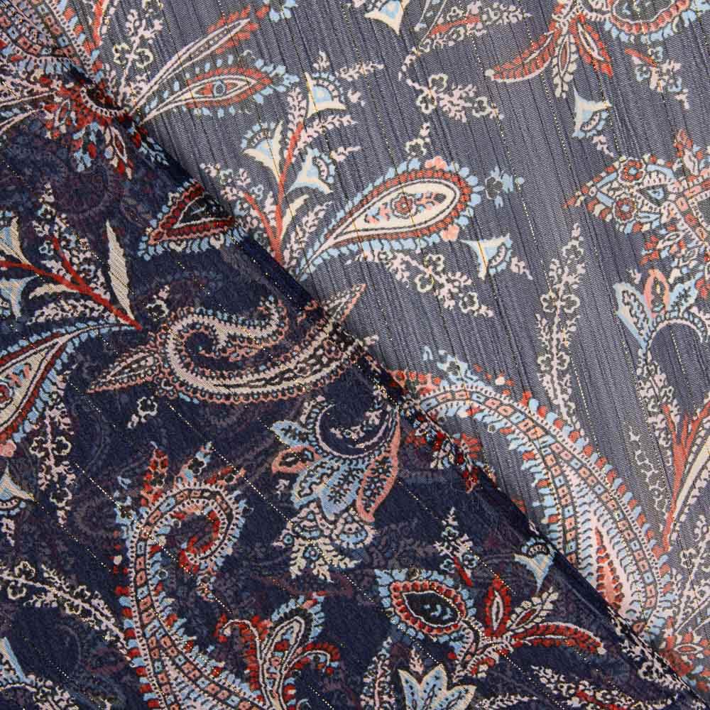 Gaze Bambula Lúrex Cachemir Marine - Ribes y Casals