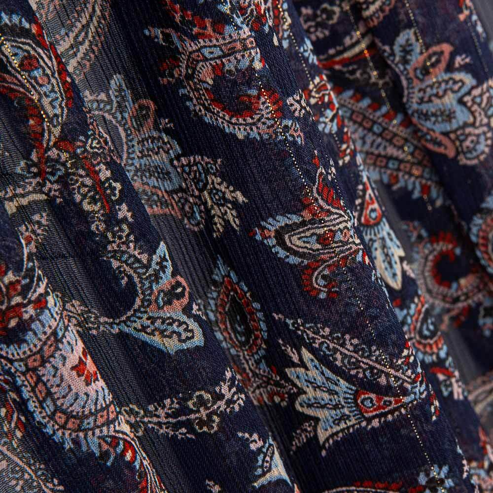 Gaze Bambula Lúrex Cachemir Marine - Ribes y Casals