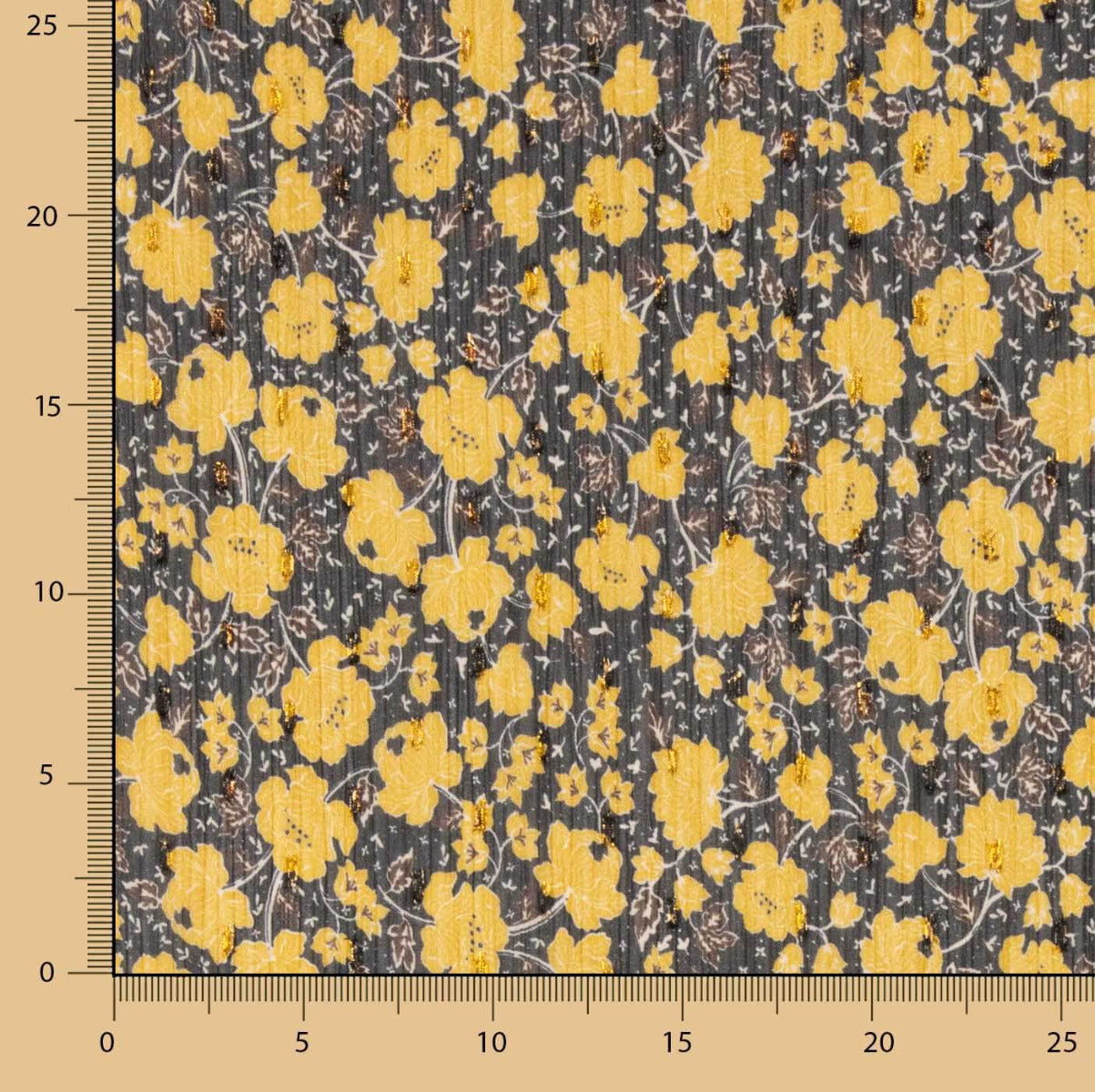 Gaze Bambula Gaze Lurex Adira Moutarde - Ribes y Casals