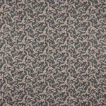 Mousseline Lurex Fleurie Noire - Ribes y Casals