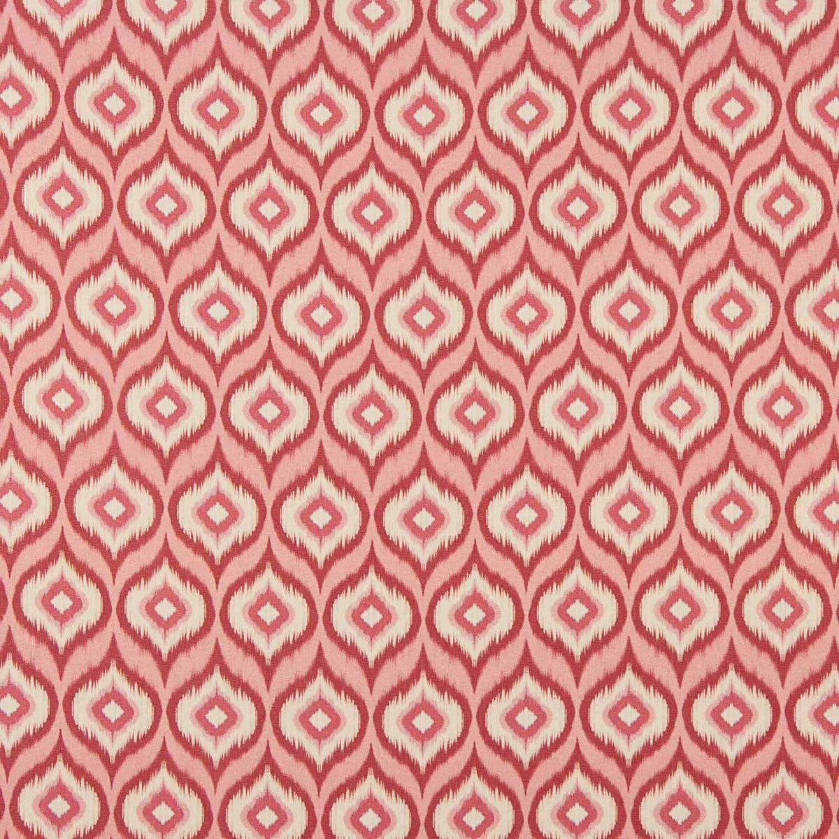 Tissu imprimé en mousseline de polyester à motif ethnique rose - Ribes y Casals