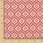 Tissu imprimé en mousseline de polyester à motif ethnique rose - Ribes y Casals