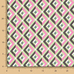 Gaze Polyester Géo Fuchsia - Ribes y Casals