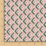 Gaze Polyester Géo Fuchsia - Ribes y Casals