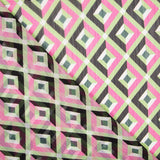 Gaze Polyester Géo Fuchsia - Ribes y Casals