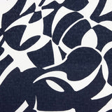 Mousseline de polyester Mares Bleu-Blanc - Ribes y Casals