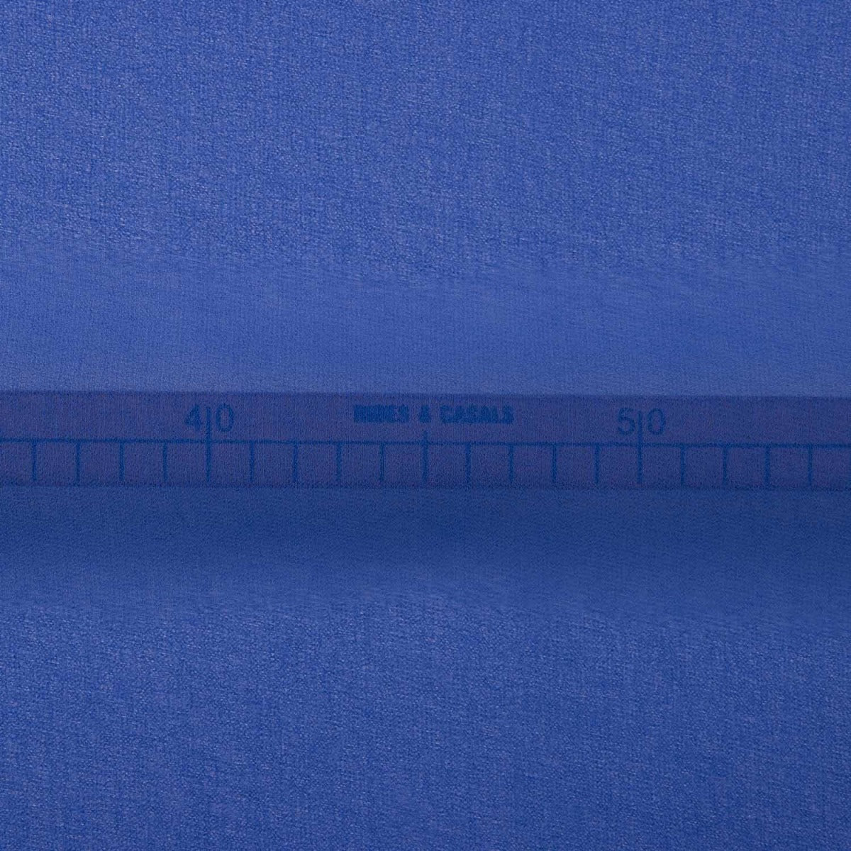 Mousseline de polyester, bleu saphir - Ribes y Casals