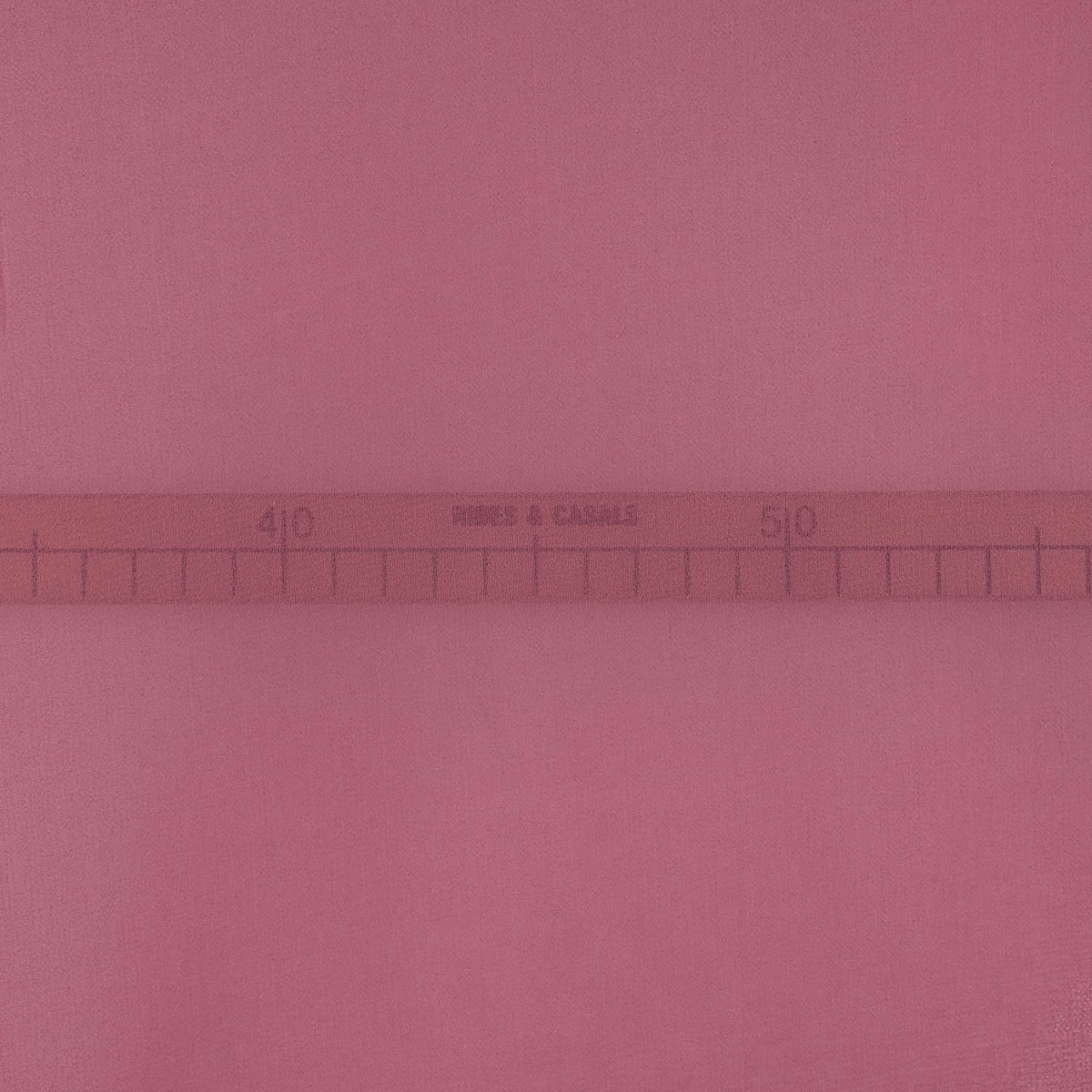 Gaze polyester rose rhubarbe - Ribes y Casals