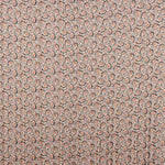 Mousseline Satin Lurex Feuilles Beige - Ribes y Casals