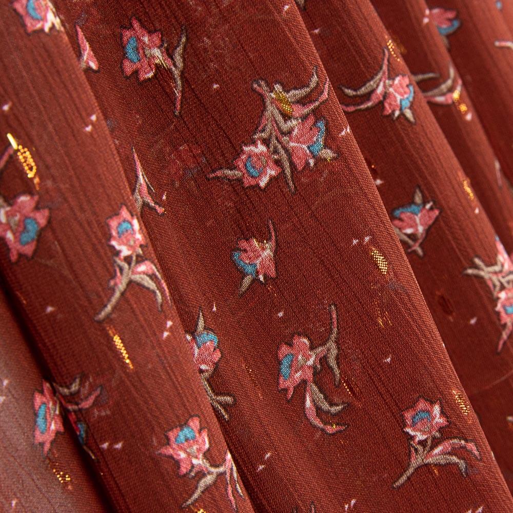 Mousseline Lurex Mini Grana Fleur - Ribes y Casals