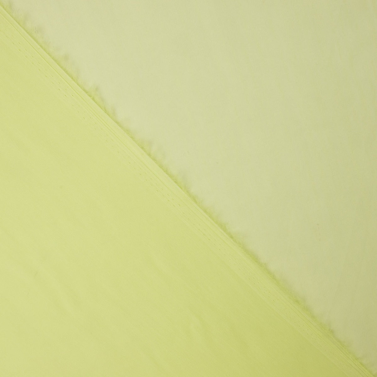 Mousseline Ciel de soie citron vert irisé - Ribes y Casals