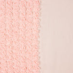 Polyester Double Gaze Fantaisie Fleur Rose - Ribes y Casals