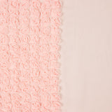 Polyester Double Gaze Fantaisie Fleur Rose - Ribes y Casals